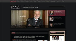 Desktop Screenshot of bandi.cz